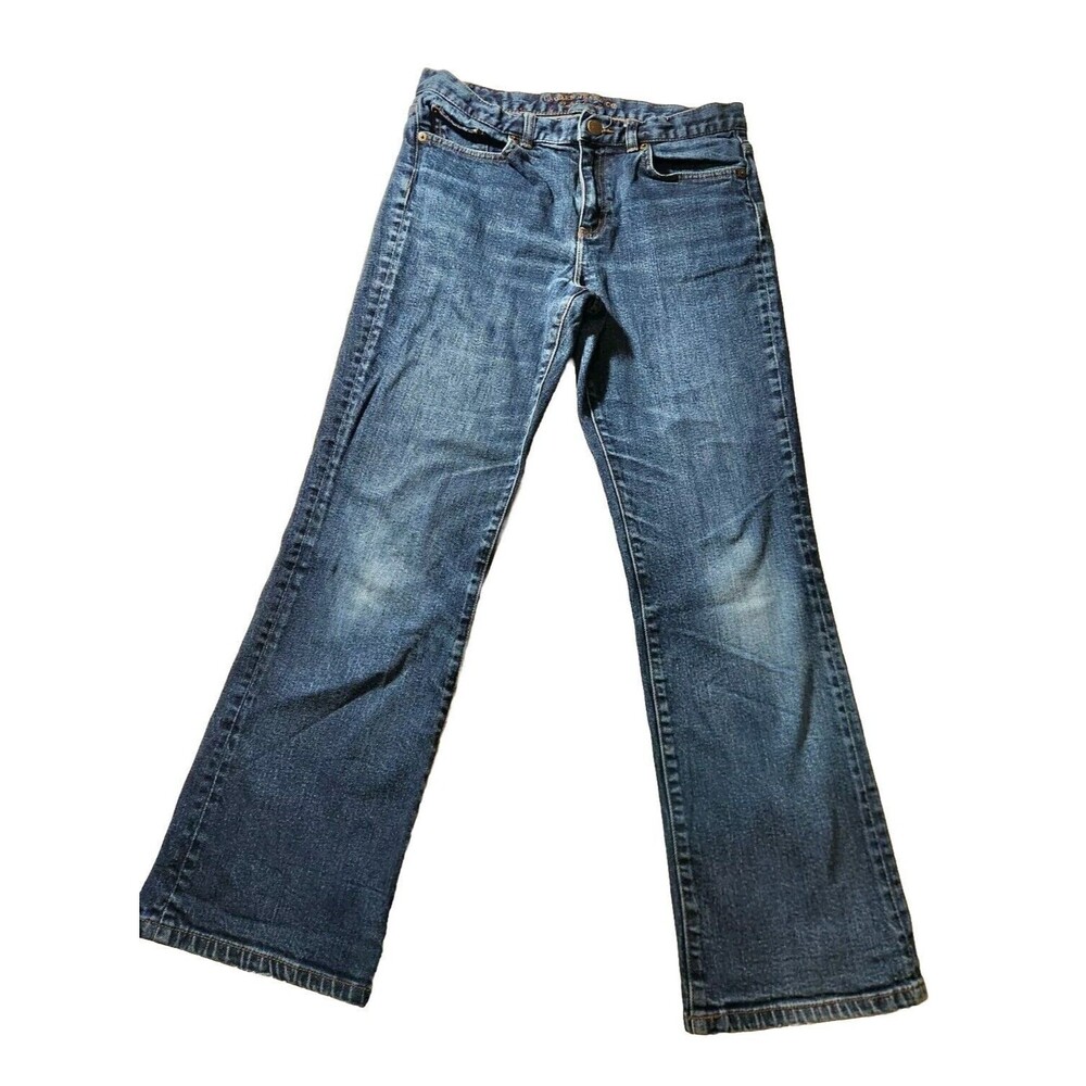 Ralph Lauren Y2K Vintage Women's Blue Bootcut Jeans Size 8 Classic Straight - Picture 2 of 13